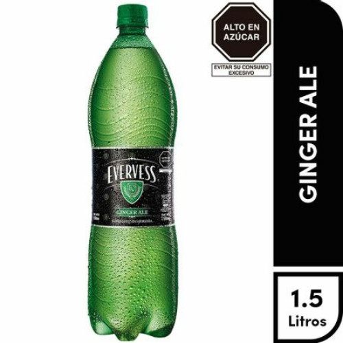 Imagen 1 de Gaseosa EVERVESS Ginger Ale Botella 1.5L