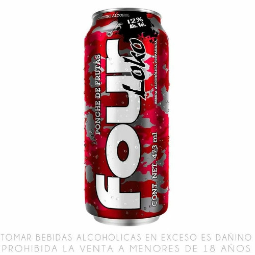 Imagen 1 de Bebida Alcohólica Preparada Four Loko Fruit Punch Lata 473 ml