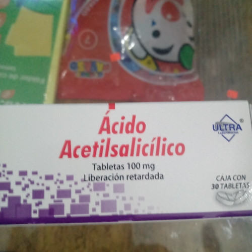 Imagen 1 de Acido acetilsalicilico 100mg