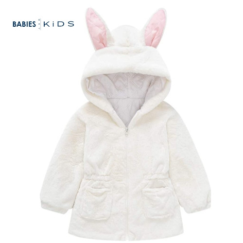 Imagen 1 de ABRIGO PARA CLIMA FRÍO PARA NIÑA- BLANCO
