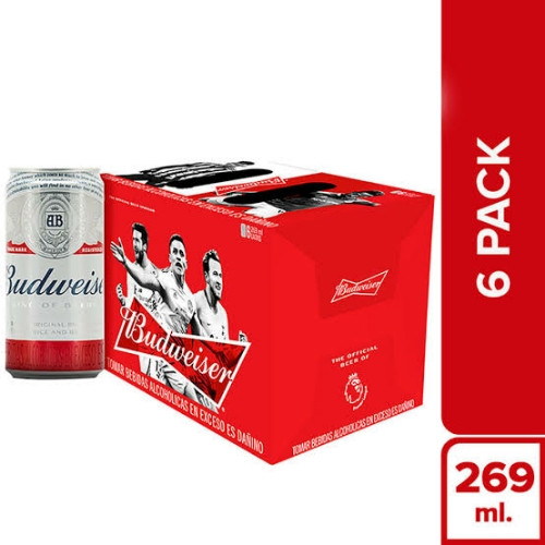 Imagen 1 de BUDWEISER 269ml lata por unidad 