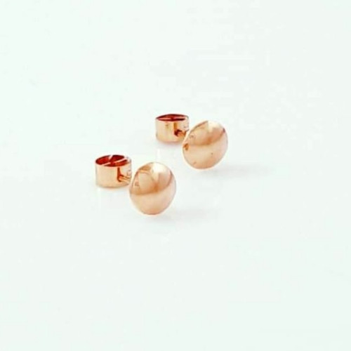 Imagen 1 de Arete oro 18k - Lenteja (grande)