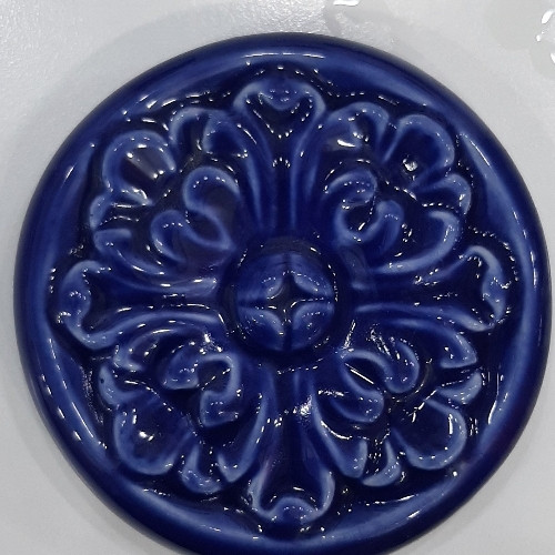 Imagen 1 de Rosetón circular azul