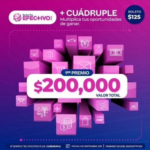 Imagen 1 de Efectivo cuádruple 125