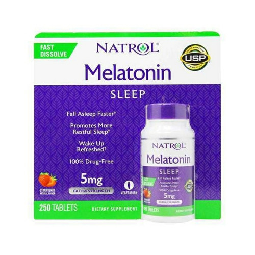 Imagen 1 de Melatonina 5mcg 250 tab
