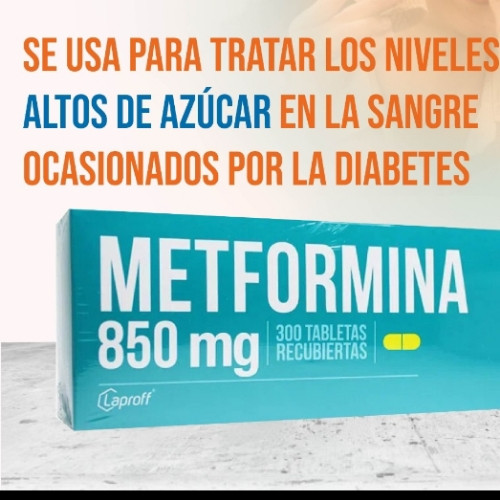 Imagen 1 de Metformina 850 mg