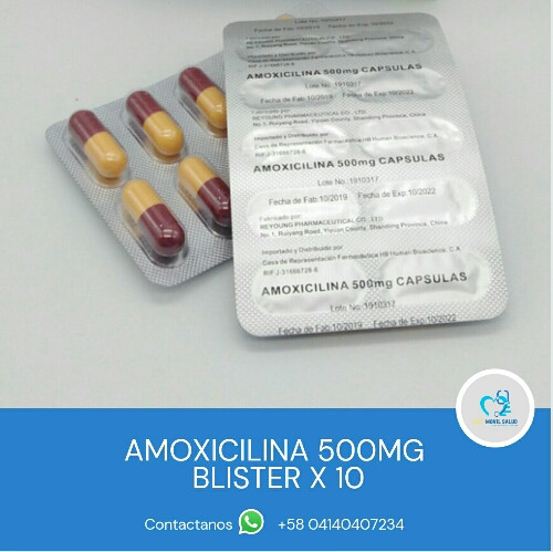 Imagen 1 de Amoxicilina 500mg