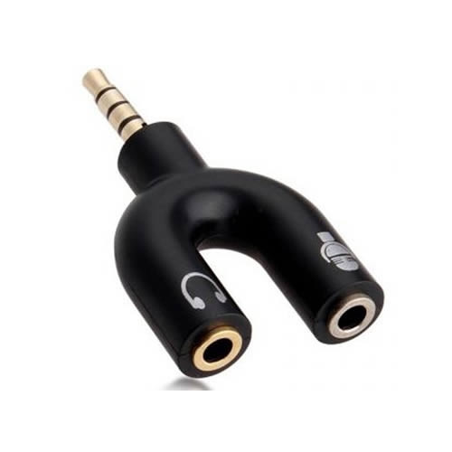 Imagen 1 de Adaptador de Audio y micrófono tipo Y