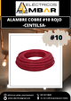 Imagen 1 de ALAMBRE  10 ROJO -CENTELSA 