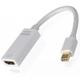 Imagen 1 de ADAPTADOR CONVERSOR DE MINI DISPLAY PORT DP MACHO A HDMI HEMBRA