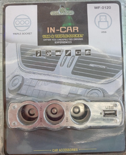 Imagen 1 de Adaptador 12v 24v auto in car