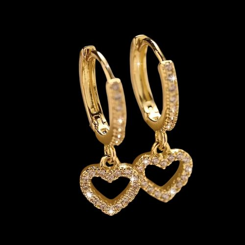 Imagen 1 de Are colgante de corazon de cobre