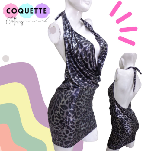Imagen 1 de ANIMAL PRINT METALIZADO NEGRO