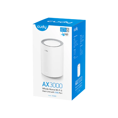 Imagen 1 de ROUTER CUDY MESH M3000 (AX3000) WIFI-6 1 PACK