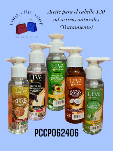 Imagen 1 de Aceite p/cabello 120ml activos naturales Cod.062406
