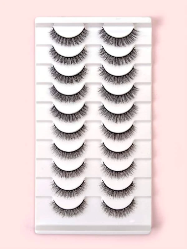 Imagen 1 de 10 PARES DE PESTAÑAS POSTIZAS CORTAS