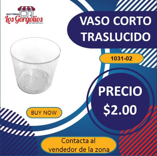 Imagen 1 de 1031-02 - VASO CORTO TRASLUCIDO