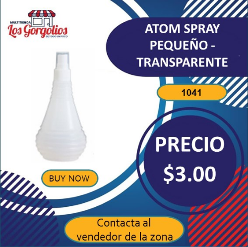 Imagen 1 de 1041 - ATOM SPRAY PEQUEÑO - TRANSPARENTE