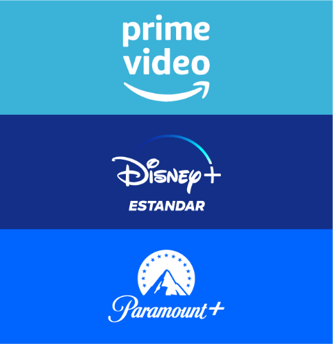 Imagen 1 de Combo AMAZON - PARAMOUNT - DISNEY ESTANDAR