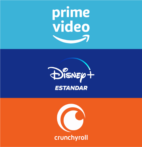 Imagen 1 de Combo AMAZON - DISNEY ESTANDAR - CRUNCHYROLL