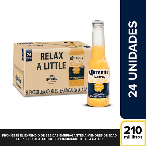 Imagen 1 de Caja Coronita x24 Unidades 210ml