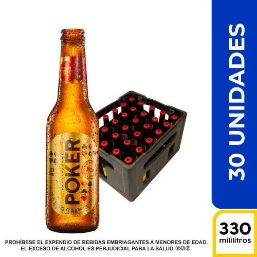 Imagen 1 de Canasta Poker x30 Unidades 330ml