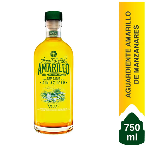Imagen 1 de Aguardiente Amarillo De Manzanares 750ml