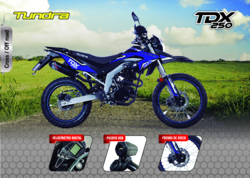 Imagen 1 de MOTO TUNDRA TODOTERRENO TDX 250