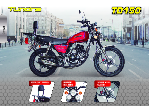 Imagen 1 de MOTO TUNDRA UTILITARIA GN150