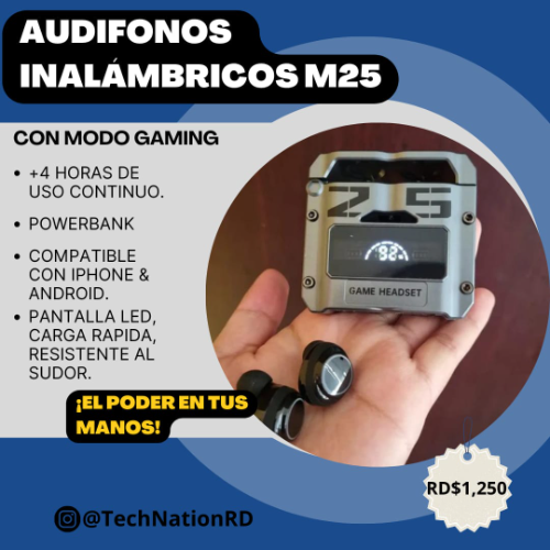 Imagen 1 de Audifonos Inalambricos M25