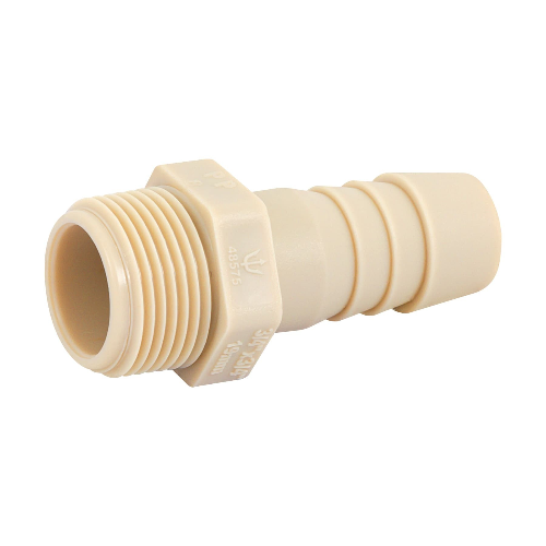 Imagen 1 de Adaptador inserción rosca exterior de 1 1/2" x 1 1/2" plástico