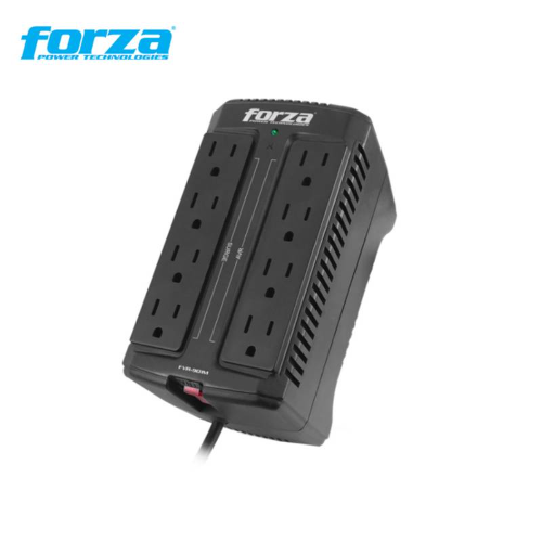 Imagen 1 de Estabilizador de voltaje 08 tomas 900VA/450W - Forza