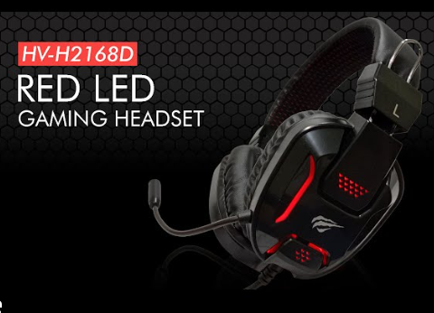 Imagen 1 de audifono gaming rojo negro