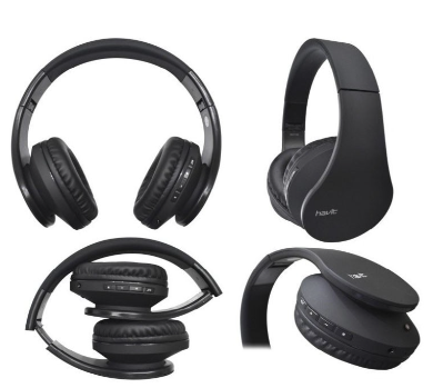 Imagen 1 de audifonos bluetooth negro