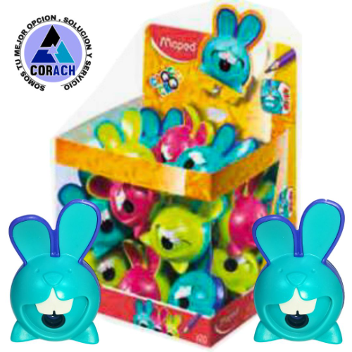 Imagen 1 de 17611  -   Croc Croc Innovation Sacapuntas1 Orificio caja 20 pzas