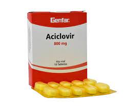 Imagen 1 de Aciclovir 800 mg caja