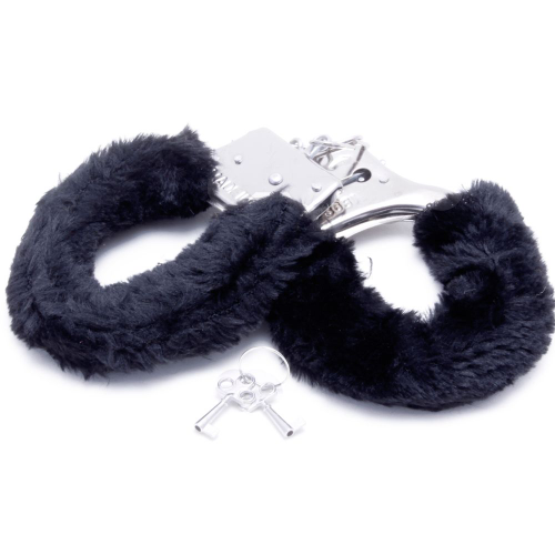 Imagem 1 de ALGEMA DE METAL EM PELUCIA CUFFS