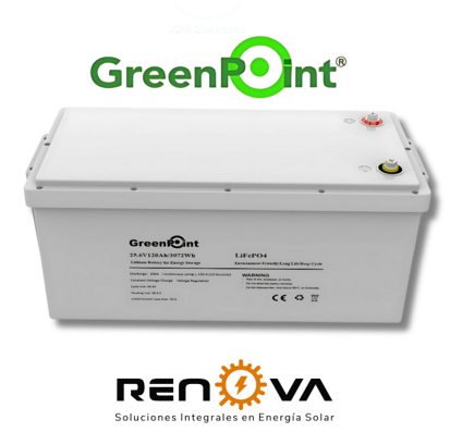 Imagen 1 de Bateria 12.8V-100Ah Lithium GP 4500 -6000 Ciclos