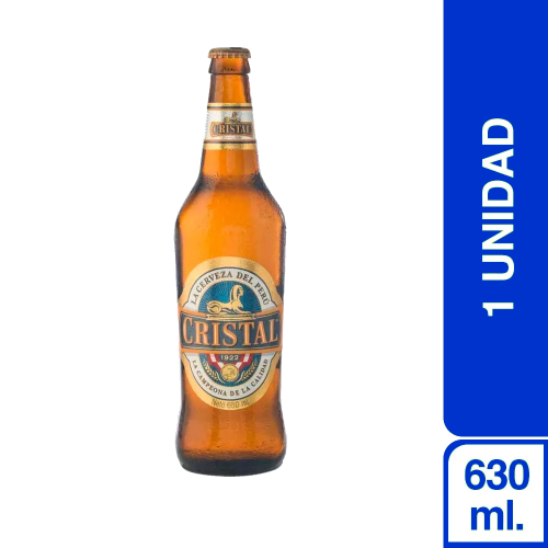 Imagen 1 de CERVEZA CRISTAL UNI (650 Ml)