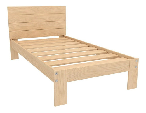 Imagen 1 de Cama Panelada Pino / 1.5 plazas