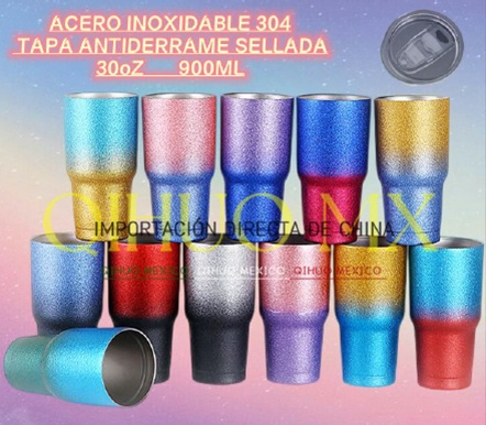 Imagen 1 de Vaso thermo bicolor KE-8