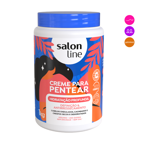 Imagen 1 de CREMA DE PEINAR HIDRATACIÓN PROFUNDA SALO LINE