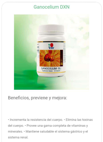 Imagen 1 de Ganoderma de DXN Ganocellium (GL) de 90 y 30 Cápsulas 