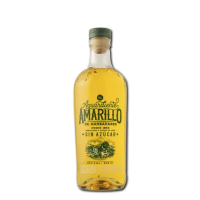 Imagen 1 de Amarillo de Manzanares Aguardiente sin Azúcar BOTELLA 375ML