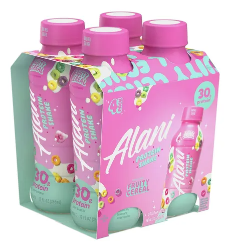 Imagen 1 de Alani Proteina Bebible 30g Fuity Cereal 355ml 4pack
