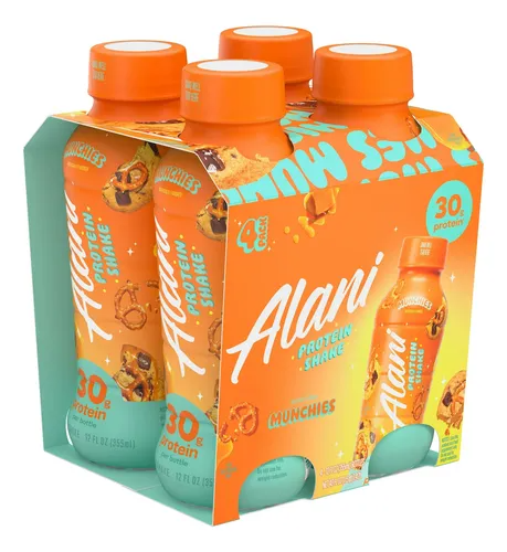 Imagen 1 de Alani Proteina Bebible 30g Munchies 355ml 4pack
