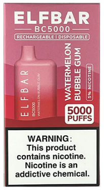 Imagen 1 de ELF BAR BC5000 - Watermelon Bubble Gum