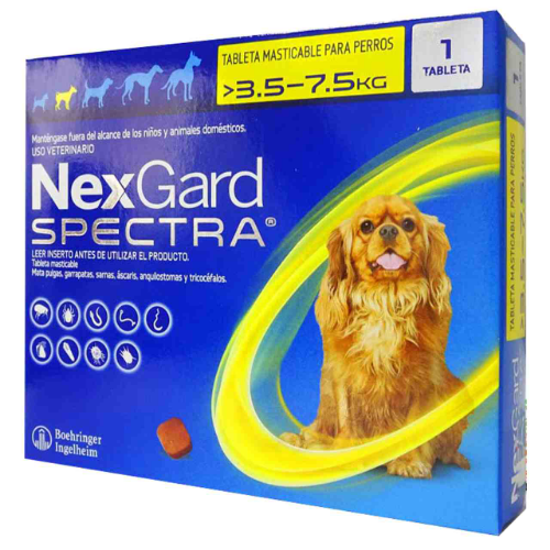 Imagen 1 de NEXGARD SPECTRA S 3.5 – 7.5 KG