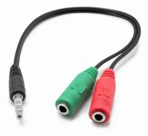 Imagen 1 de ADAPTADOR CABLE 3.5 MM MIC/AUD