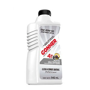 Imagen 1 de Aceite Gonher Jaso 20w50 4T Moto (Mineral)